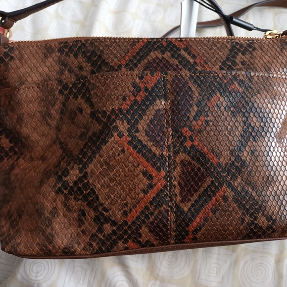 Calvin Klien Snake Skin Crossbody Purse - Picture 4 of 6